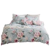100% polyester disperse plain brushed bedding sets for home textile fabric