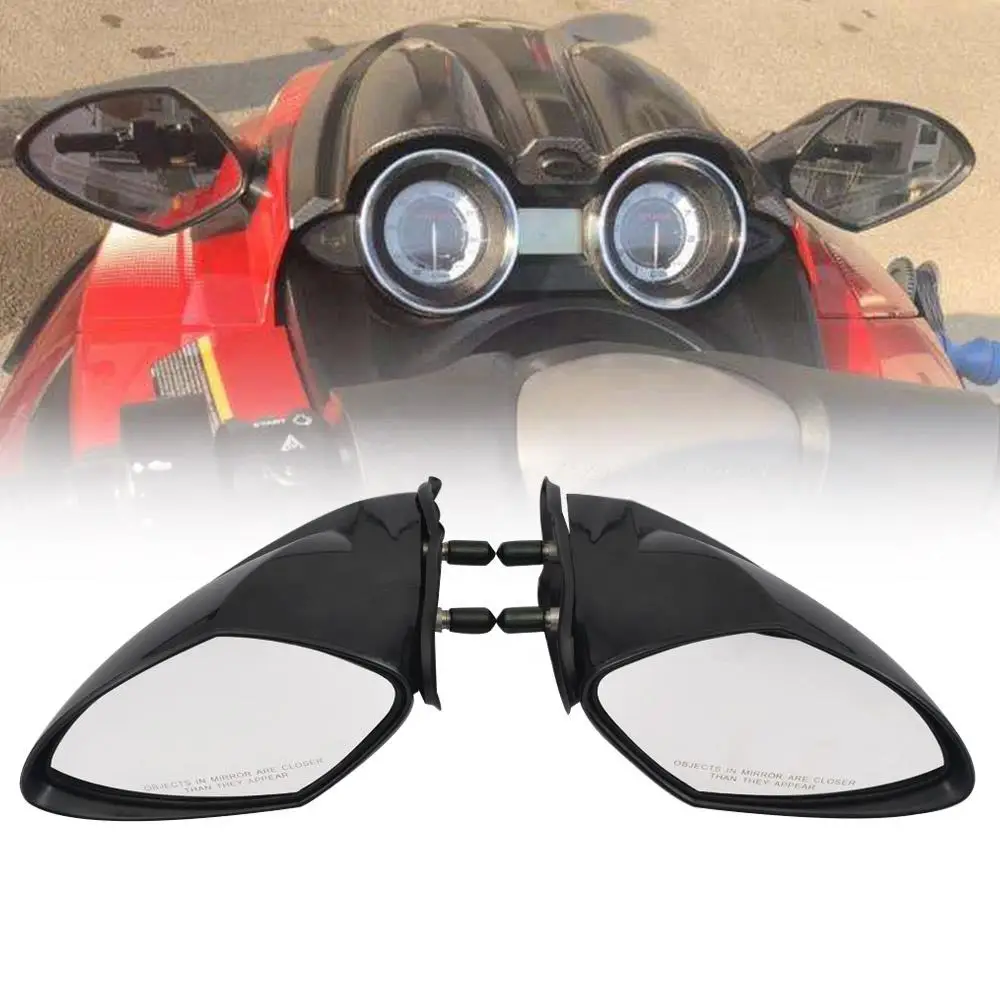 Motorboat Left Rearview Side Mirror Fits For Yamaha WaveRunner Mirror 2005 2006 2007 2008 2009 VX 110 Deluxe/Cruiser