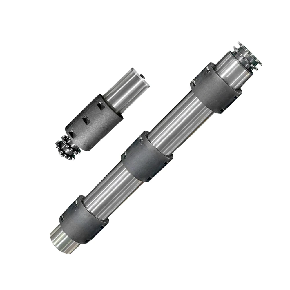 HD Double Row Roller Sprocket Idler Gear Automatic Power Roller with Sheath and Polyurethane Coating Non-Power details