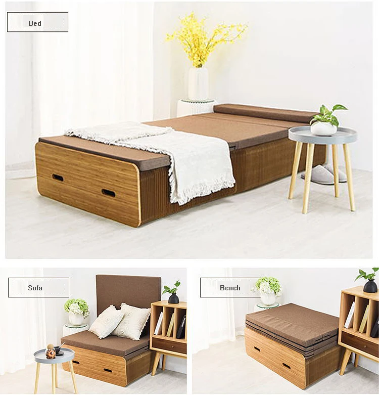 folding kraft paper bed