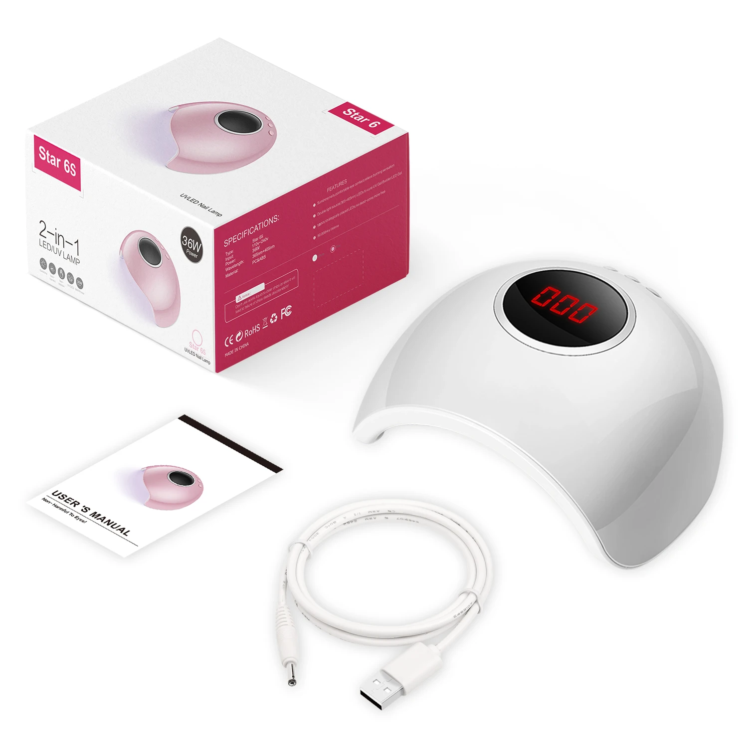
High Quality Mini UV LED Nail Lamp Professional Nail Kit And UV Lamp Private Label 