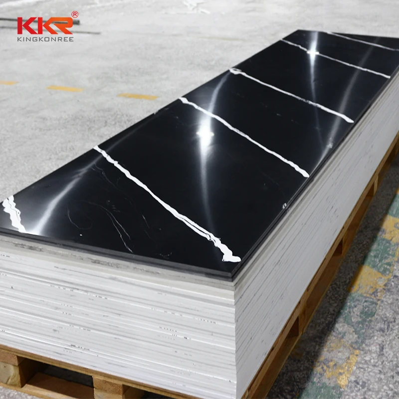 Marble Resin Solid Surface 6mm 8mm 12mm Veining Acrylic Solid Surface