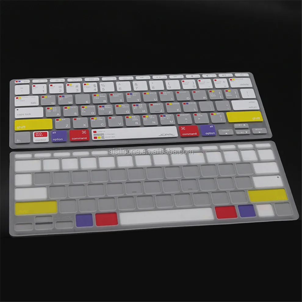 Custom Molded Dustproof Waterproof Silicone Keyboard Skin For Laptop