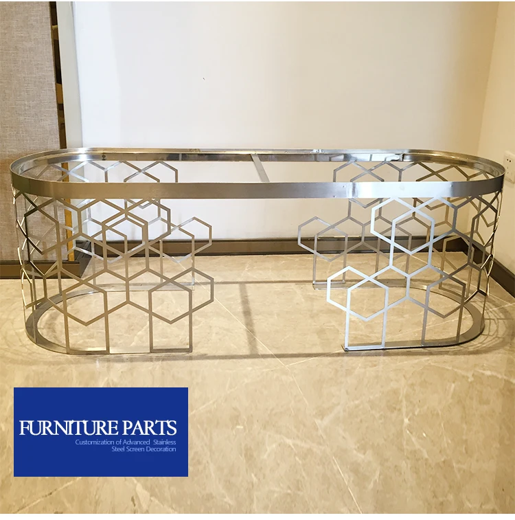 modern furniture parts stainless steel table decorative chrome metal table legs stainless steel gold dining table base