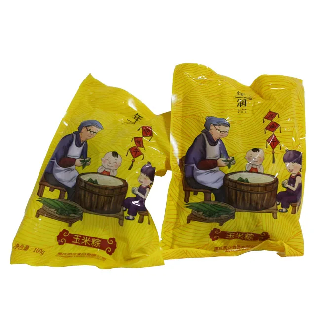 
Classic mascot of chinese traditional festival food corn zongzi 