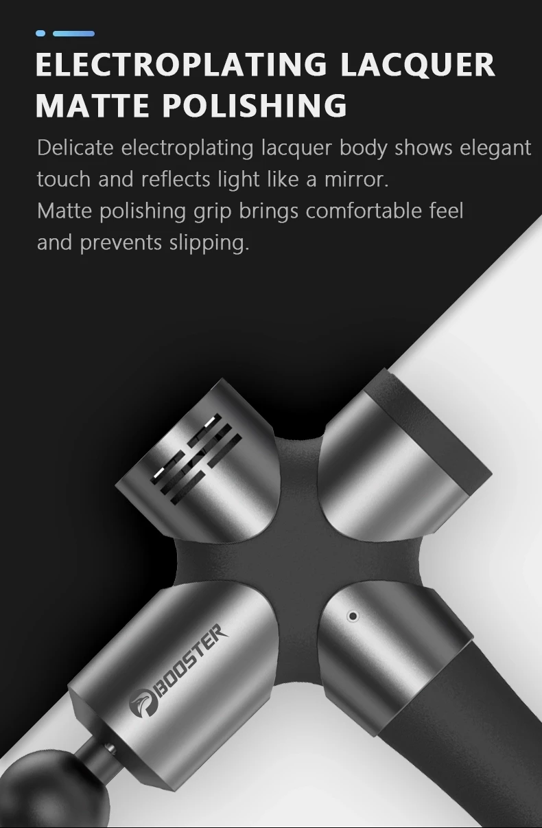 Booster Pro 3 Massage Gun Deep Tissue Muscle Massage Gun Cordless Therapy Vibration Body Relaxation Massager