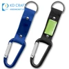 High quality custom logo printing polyester climbing hook short strap carabiner lanyard keychain with no minimum order