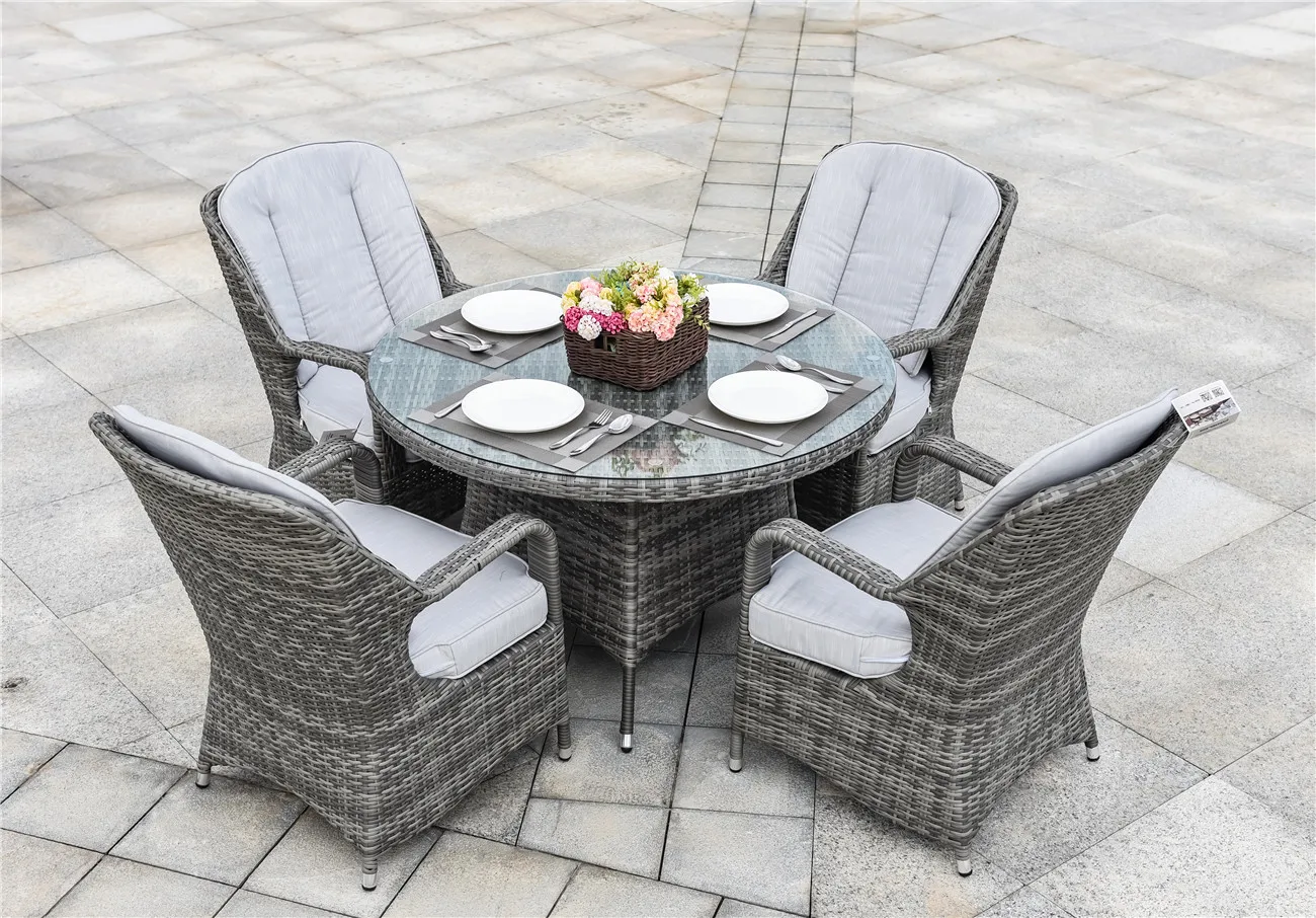 Top Quality Outdoor Garden Rattan Furniture Outside Table And Chair