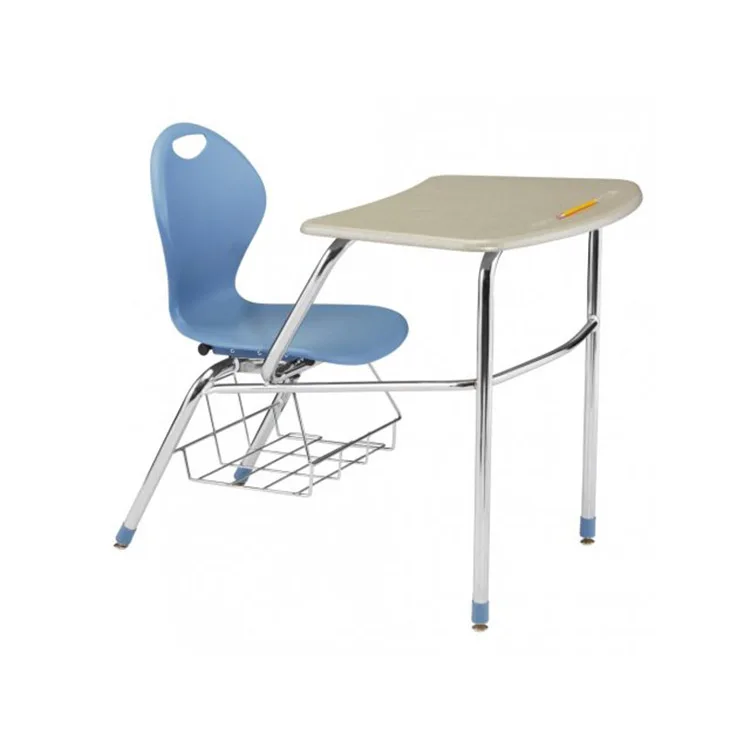 Modern School Desk And Chair Combo Student Plastic Student Study Chair