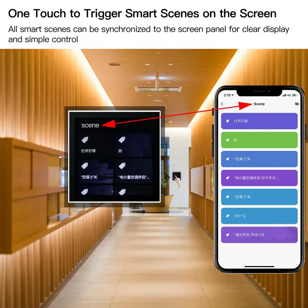 2022 Tuya Zigbee Smart Home Multifunctional All In One Touch Screen