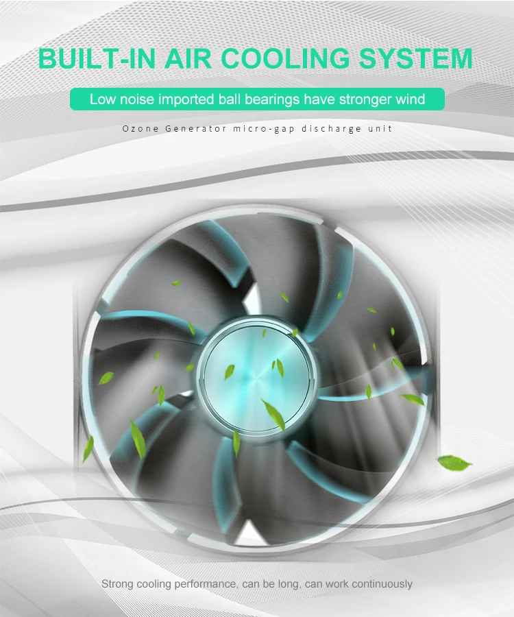 2020 New industrial adjustable 3g 5g air source ozone generator air purifier