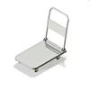 Heavy duty Gray flat cart foldable trolley cart with 3 colors welcome custom