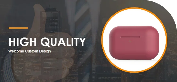 Silicone Case for AirPods Pro Protective AirPods Pro Case Set Earphone Accessories with Straps Storage Bag