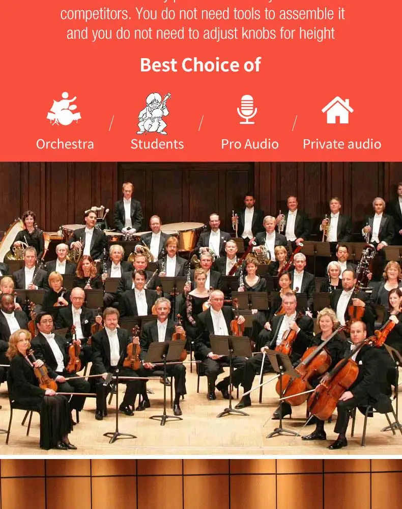 Ddp Rts Auto Locking Deluxe Adjustable Premium Orchestra Sheet Music Stand  For Music Note Book - Buy Music Stand,Sheet Music Stand,Orchestra Music  Stand Product on Alibaba.com