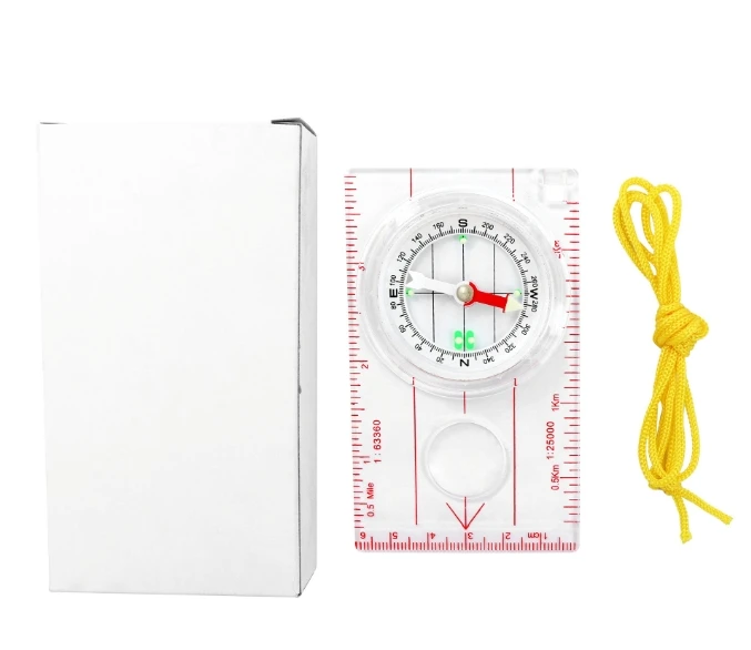Outdoor Plexiglass Map Scale - Luminous Directional Ruler