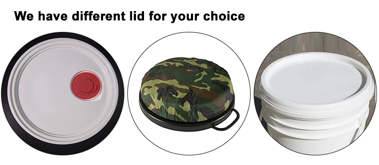 2017 Hot sale hunting camo foam seat bucket 5 gallon bucket