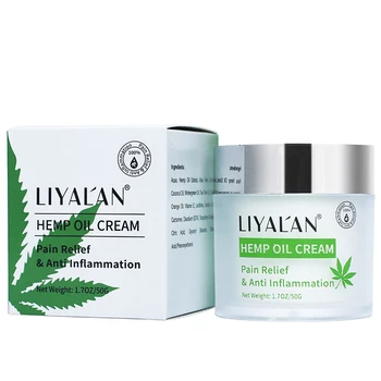 Oem Private Label 100% Natural Organic Hemp Cbd Oil Cream For Body And Face Muscle Pain Relief ...