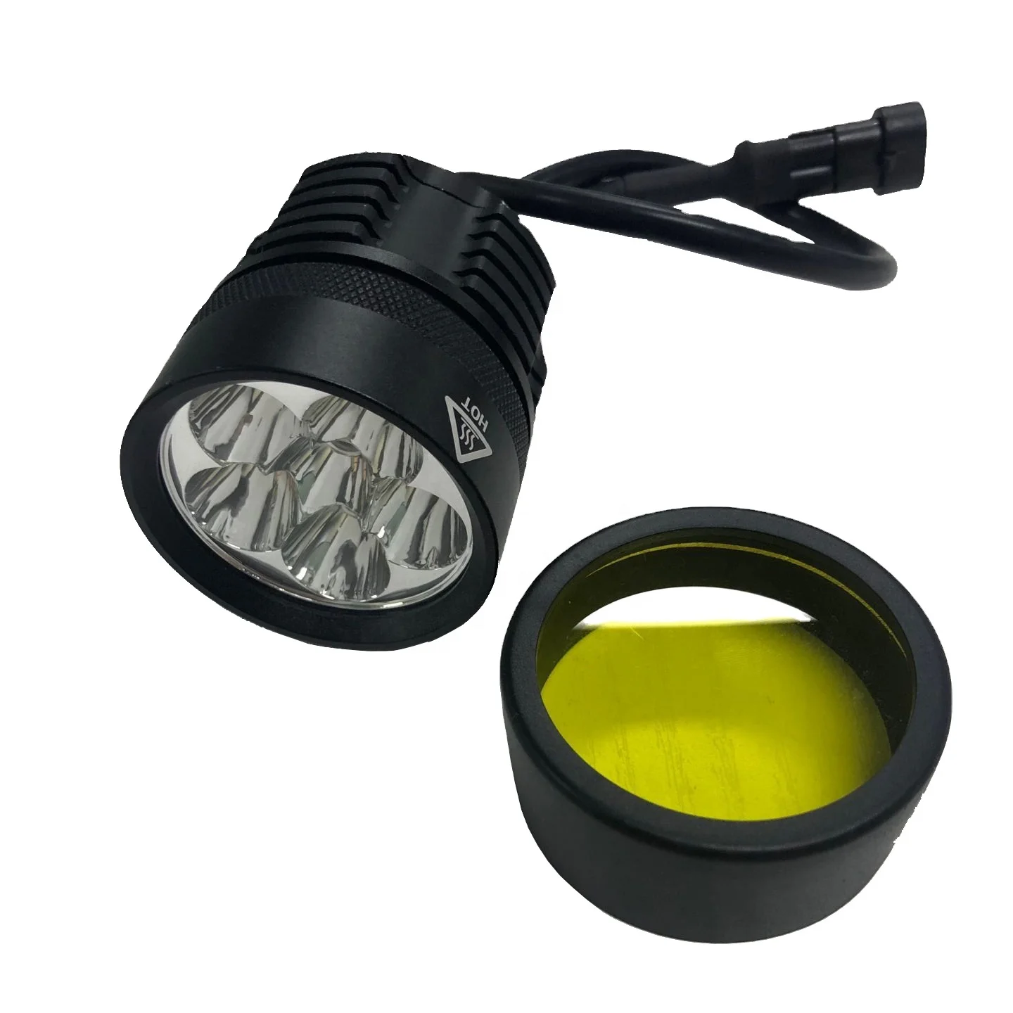 90W LED Motorcycle 60W Auxiliary Lights and Headlight Accessories l6x Motorbike Fog Light with Yellow Len
