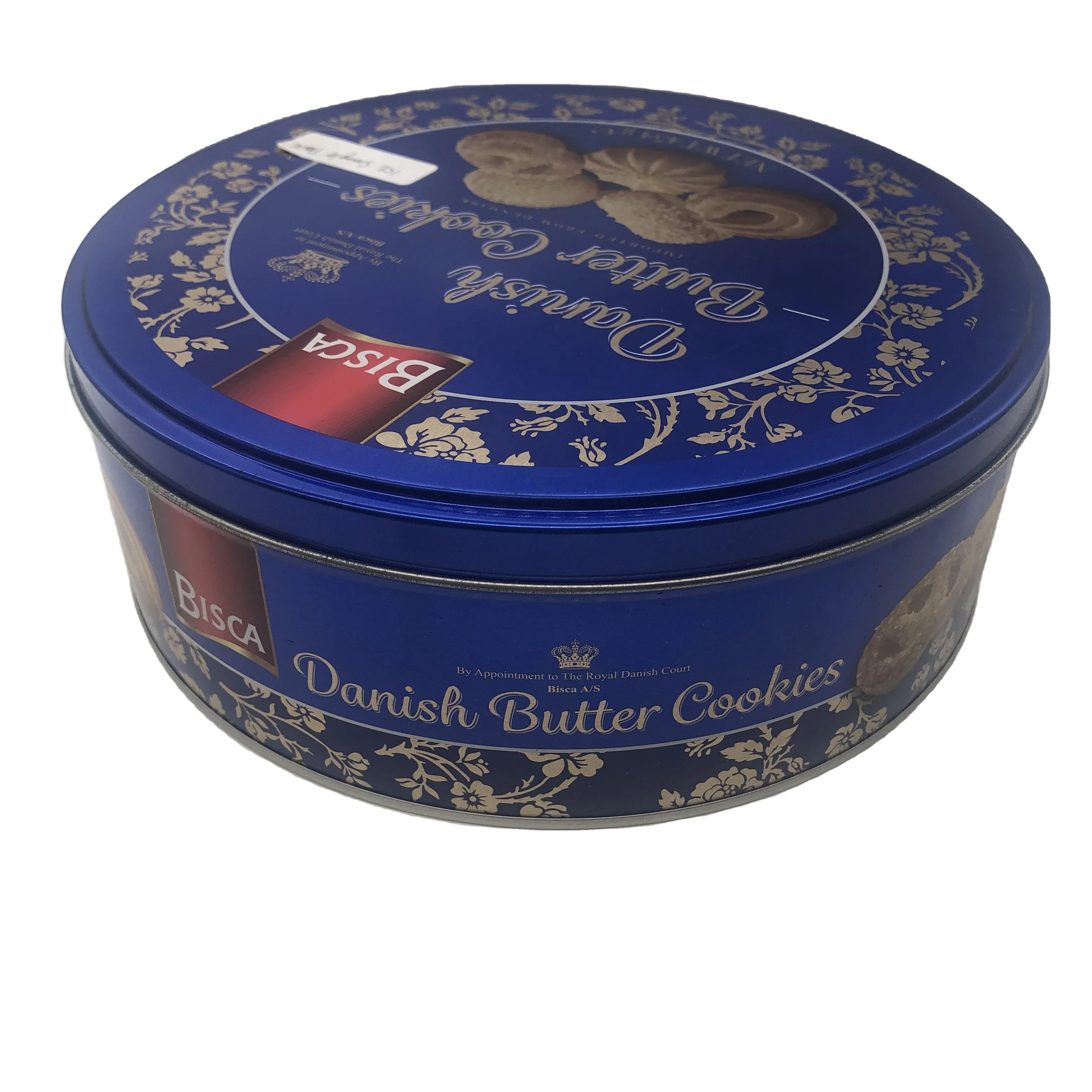 食品级圆形金属食品包装锡盒饼干饼干蛋糕