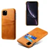 Hot Selling for New iPhone 11 Pro Slim PU Leather Back Cover Wallet Case with 2 Cards Slots Compatible for iPhone 11 Pro 5.8inch