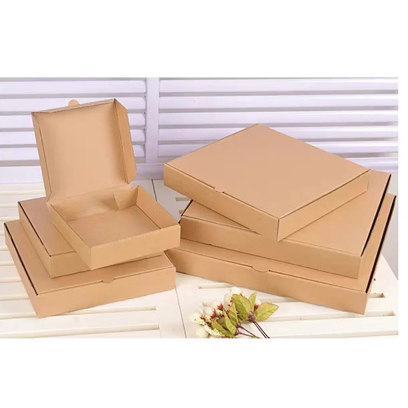 
brown kraft paper pizza box large pizza box half pizza box 
