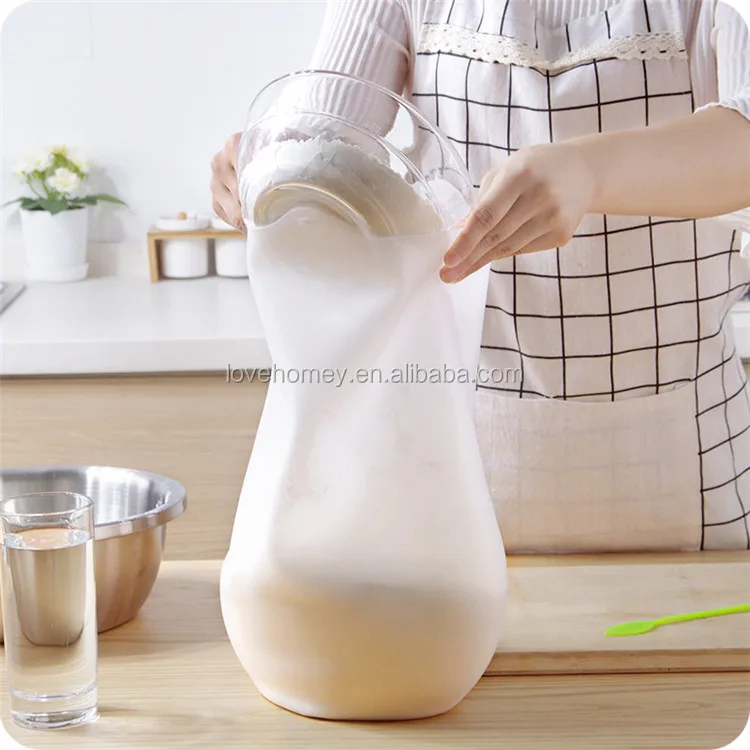 Silicone Dough Flour Kneading Mixing Bag Reusable Cooking Pastry Tools Flour Kneading Bags