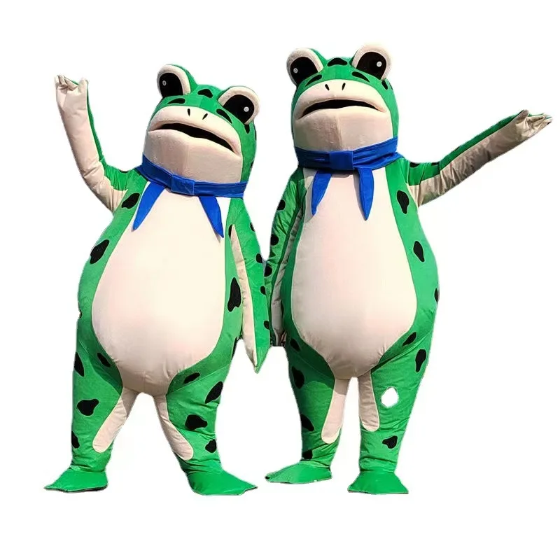 2023 Hot Selling Cartoon Inflatable Frog Doll Costume Halloween Funny ...