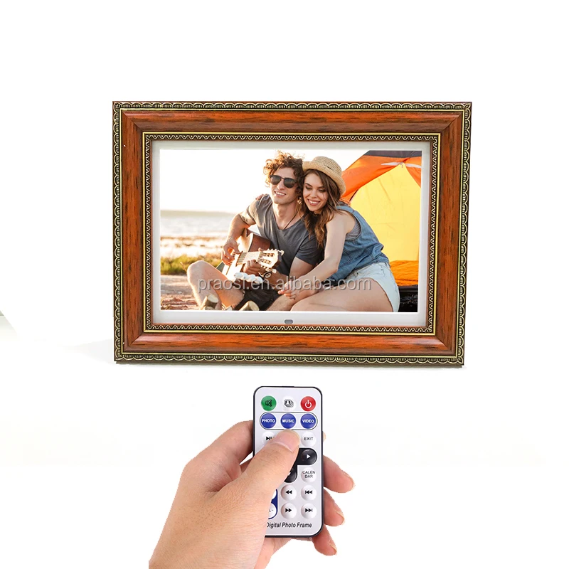 Pros 15 Inch Digital Picture Frame Wooden Digital Photo Frame Hd