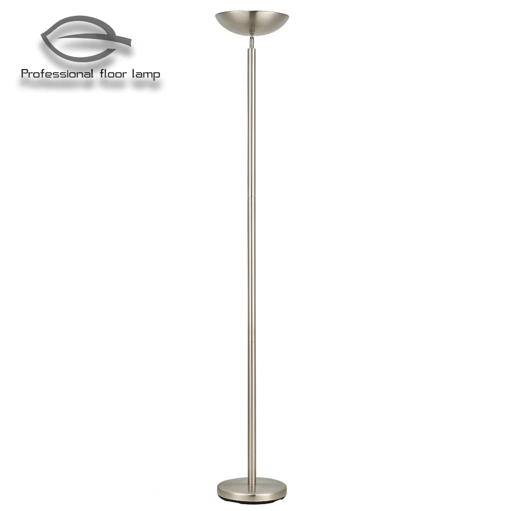 Single pole stand led floor lamp modern for office hotel living room lighting