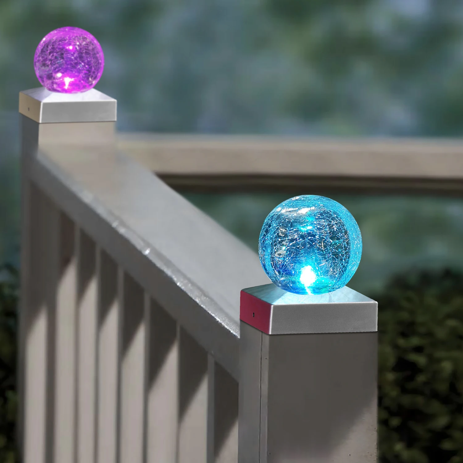 The Best Choice Pack2 Outdoor Garden Colorful Led Ground Ball Light