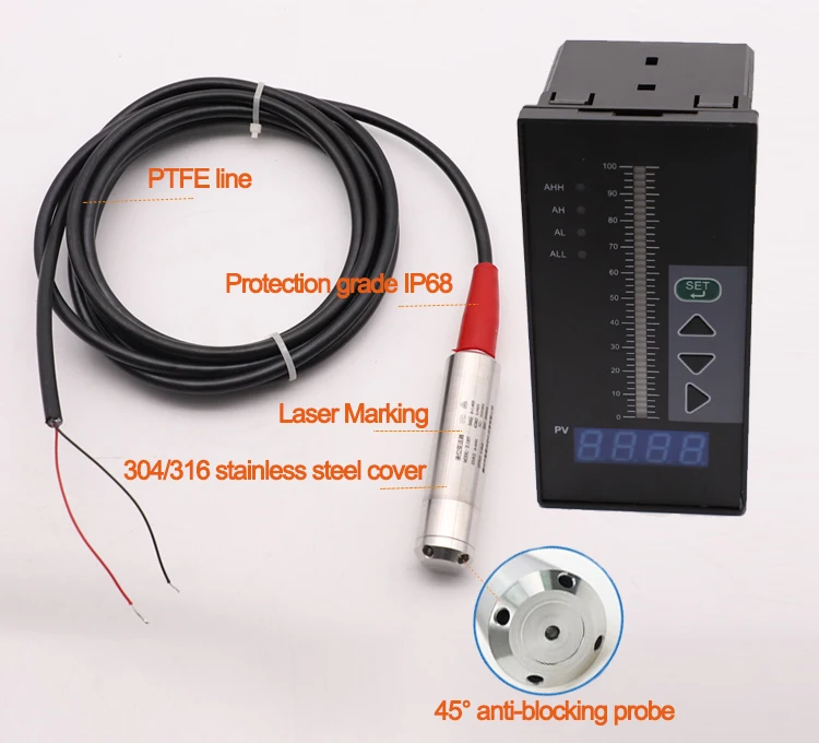 Automatic Electronic Digital Display Liquid Water Tank Level Indicator ...