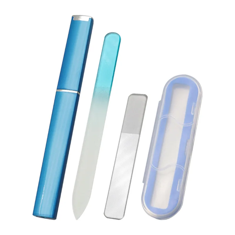 product professional factory beauty tool glass nail file glass portable nail file with case-5