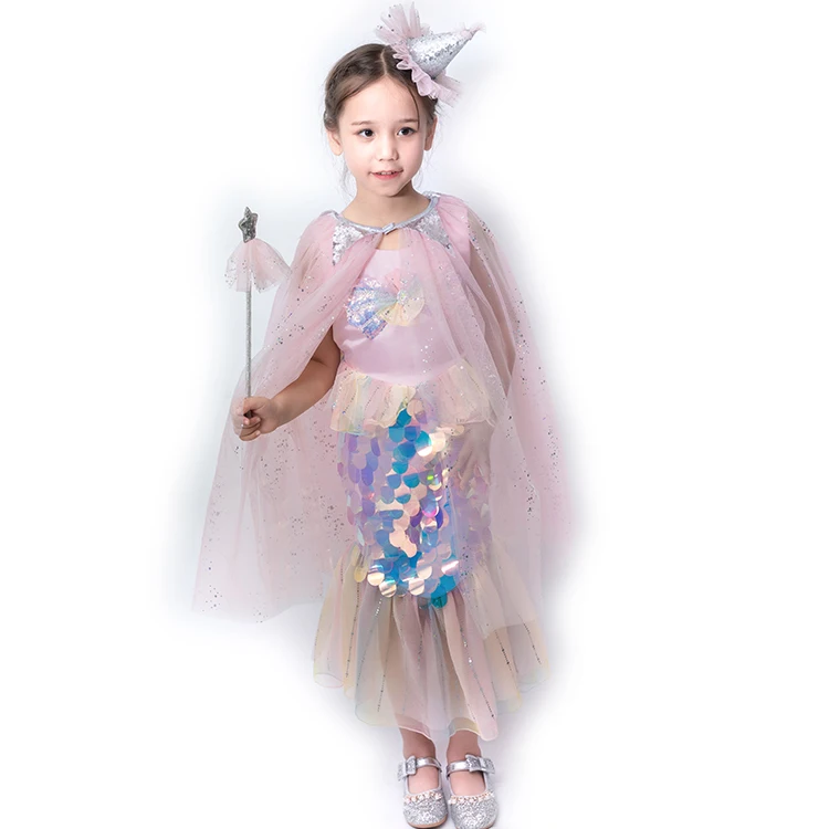 
Wholesale Girl Princess Costume Tulle Cape For Kids 