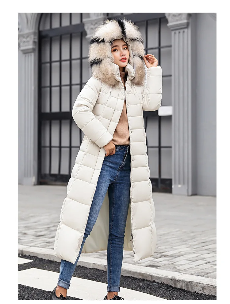 Hot selling winter coat women winter long jackets for ladies black women's jackets