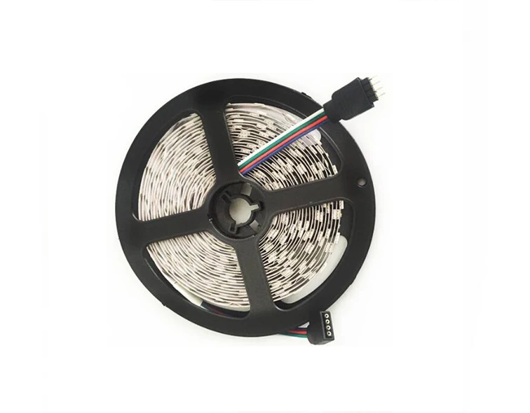 Remote Control Option Ultra Thin Multicolor Flexible Led Tape Strip Light 5050 60leds 12V RGB Led Strip