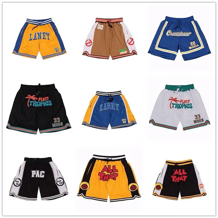 Drop Shipping Available Custom Shorts Men Basketball Black Retro Just