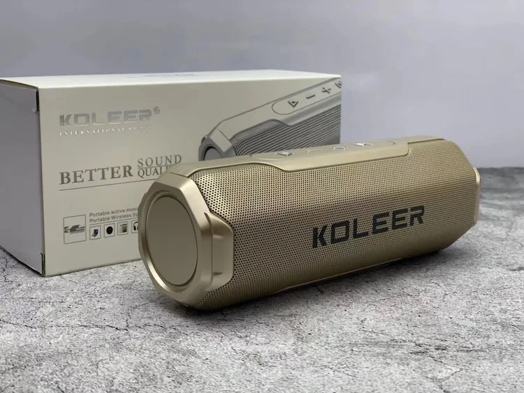 High Quality Koleer Speaker S218 BT Portable Outdoor Stereo Sound Speaker