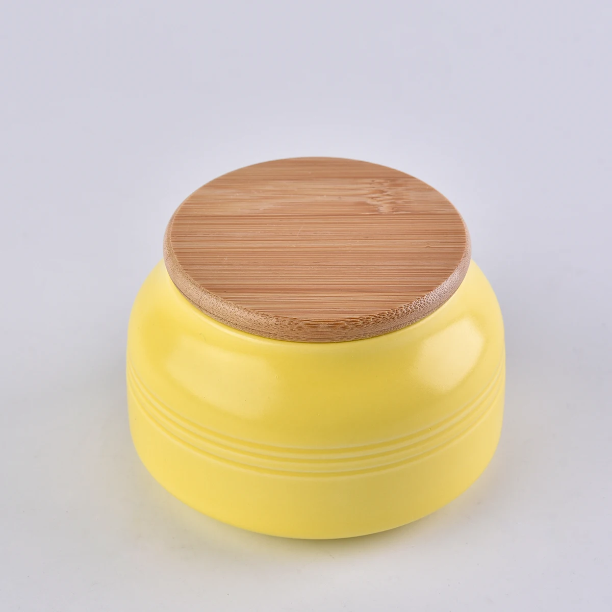 10oz Glazed Belly Ceramic Candle Jars ome Decoration Pieces