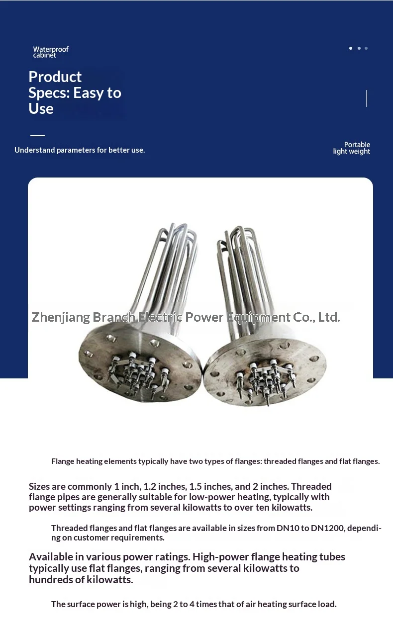 Steel Explosion-proof Heating Tube, Stainless, KNJRG-01 - detail 4