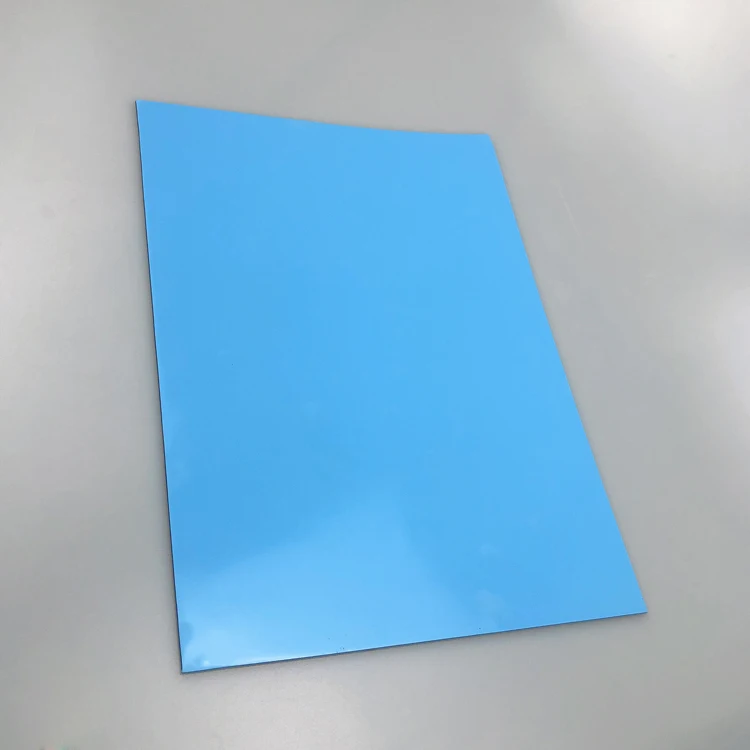 Thermally conductive pads adhesive thermal gap filler sheet
