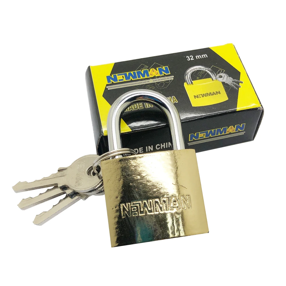 thin shackle padlock