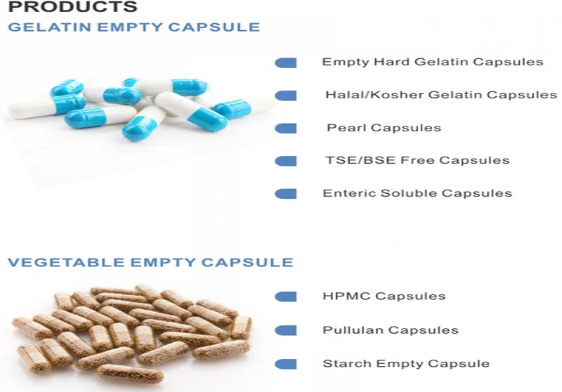 Customized red and black empty gelatin capsules in size 00#-4#