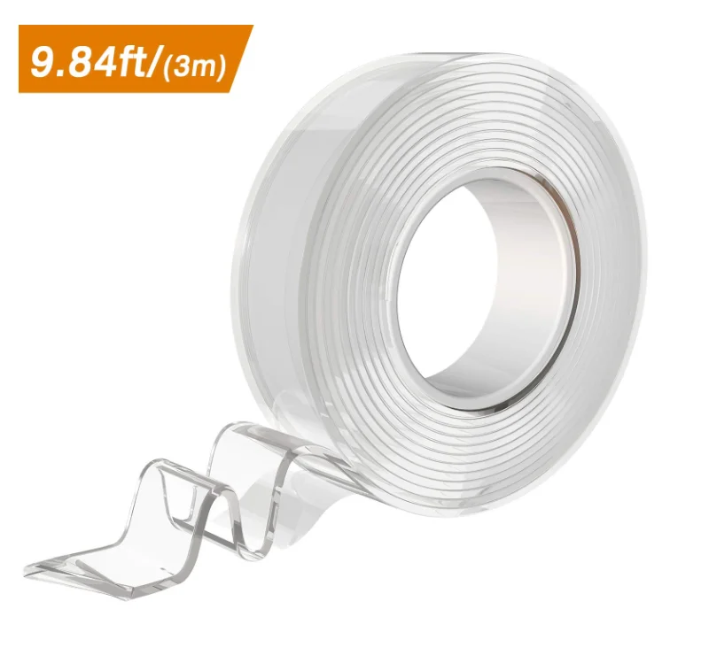 2020 30mm*2meters Tape Washable Adhesive Tape Reusable Gel Pu Nano Grip