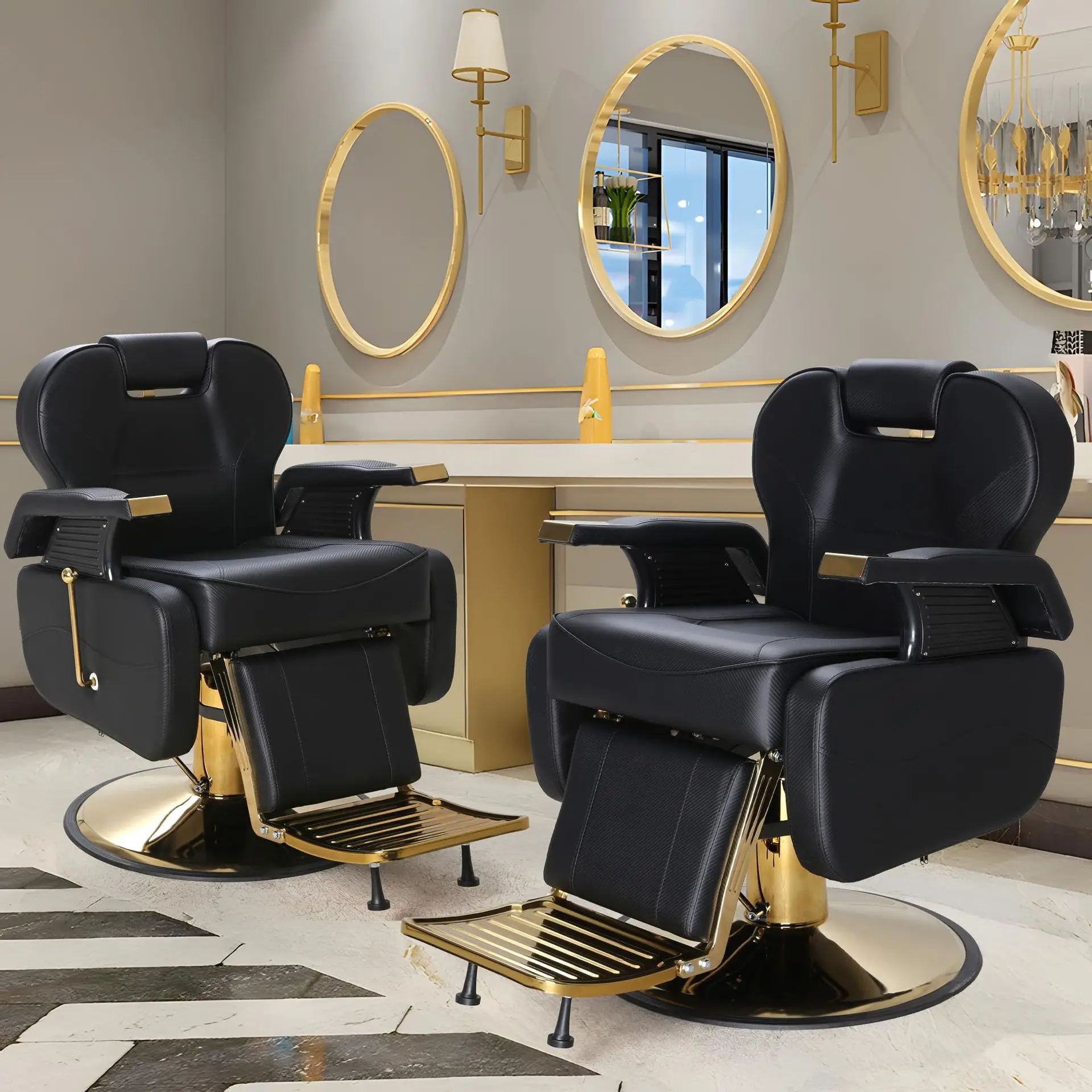 Durable Salon Barber Chairs - Perfect for Professional Use