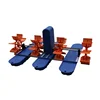 The latest technology frequency conversion energy saving 4 impeller waterwheel floating pond aerators