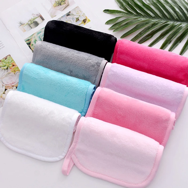 Soft Absorbent Reusable Microfiber Beauty Makeup Remover Lazy Cleaning Makeup Remover Face Wash