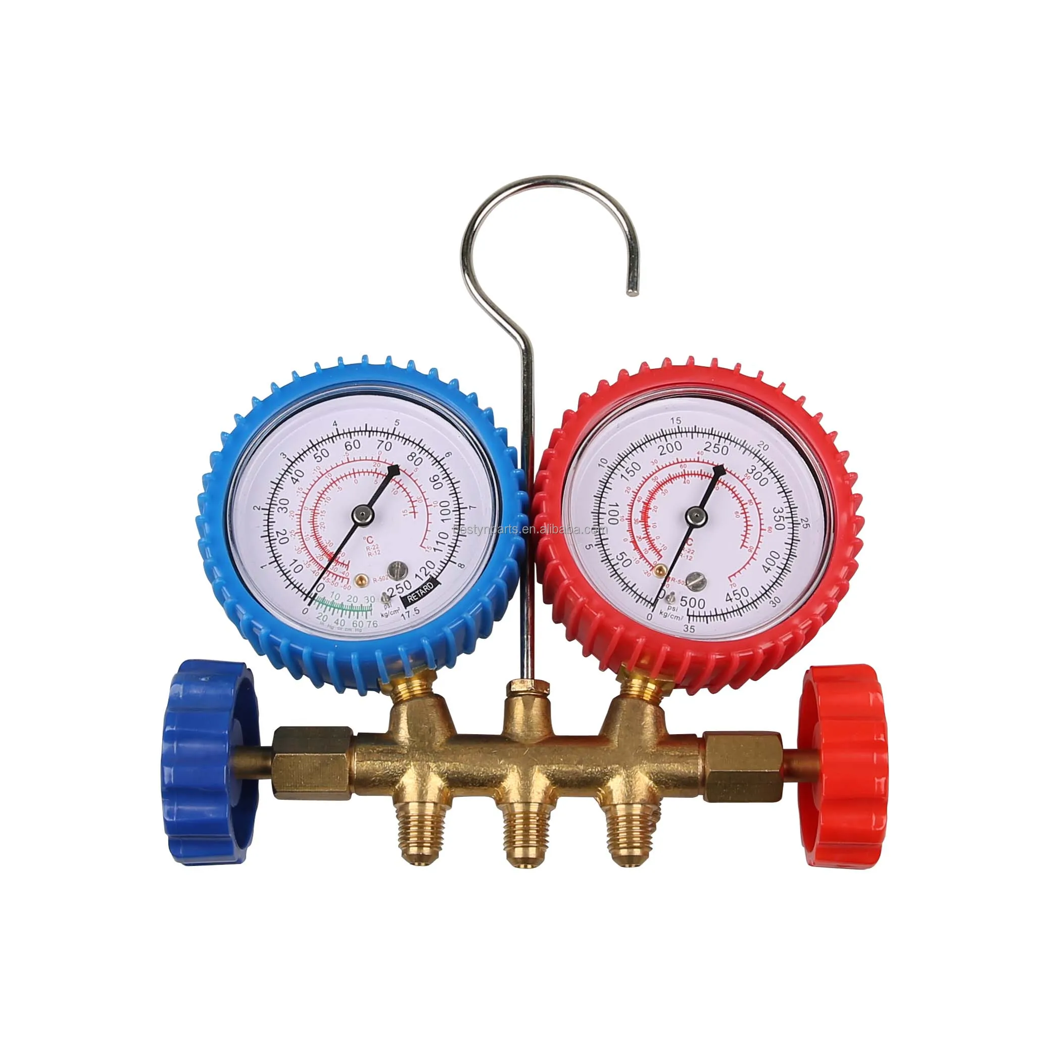 Refrigerant Manifold Single Gauge R600 (blue),Low Gauge,R600 Scale
