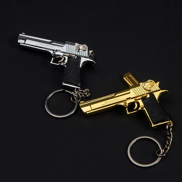 3d Gun Keychain Mini Metal Keychain 14 Removable Desert Eagle