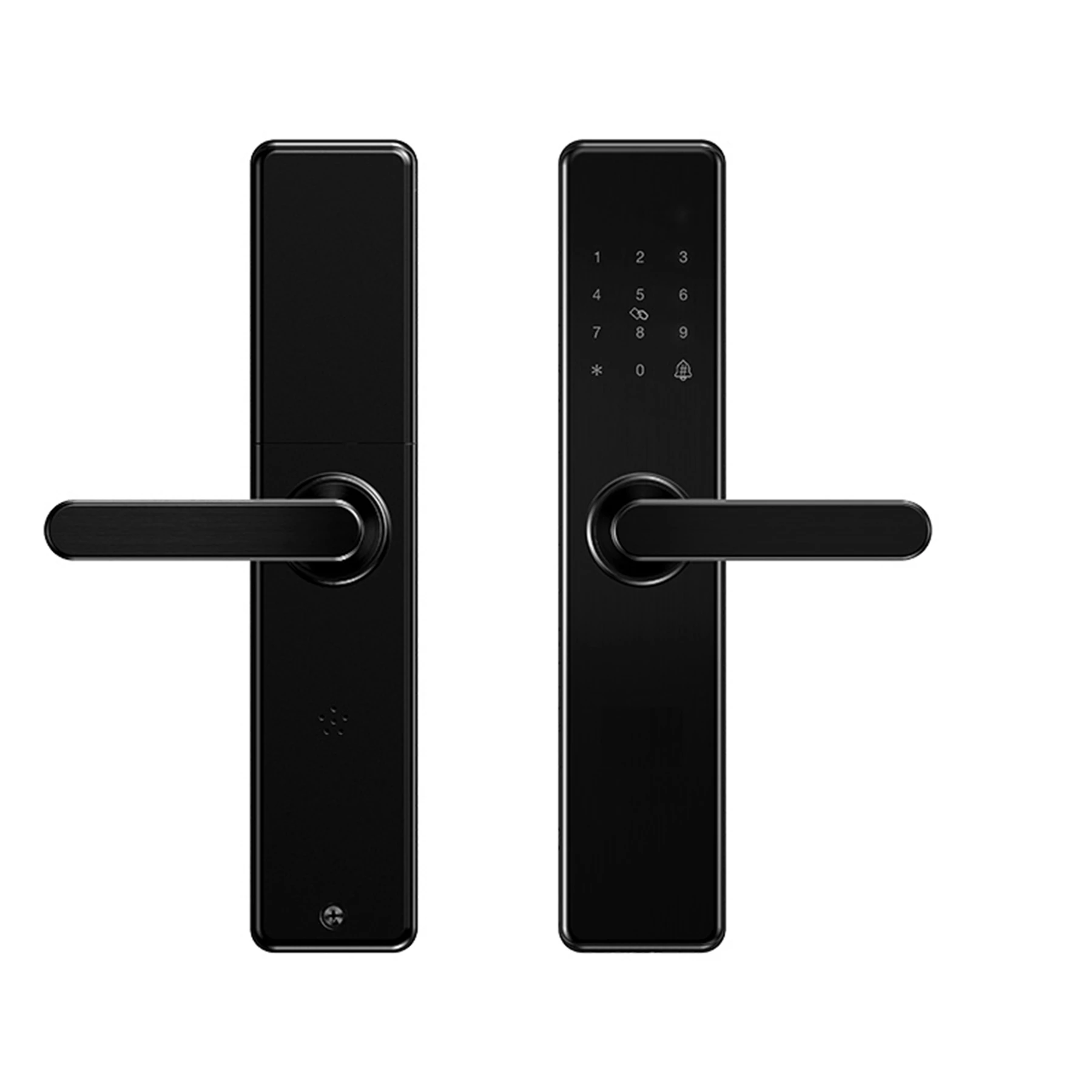 图雅智能门锁家用电子门把手锁多解锁方法键盘门锁