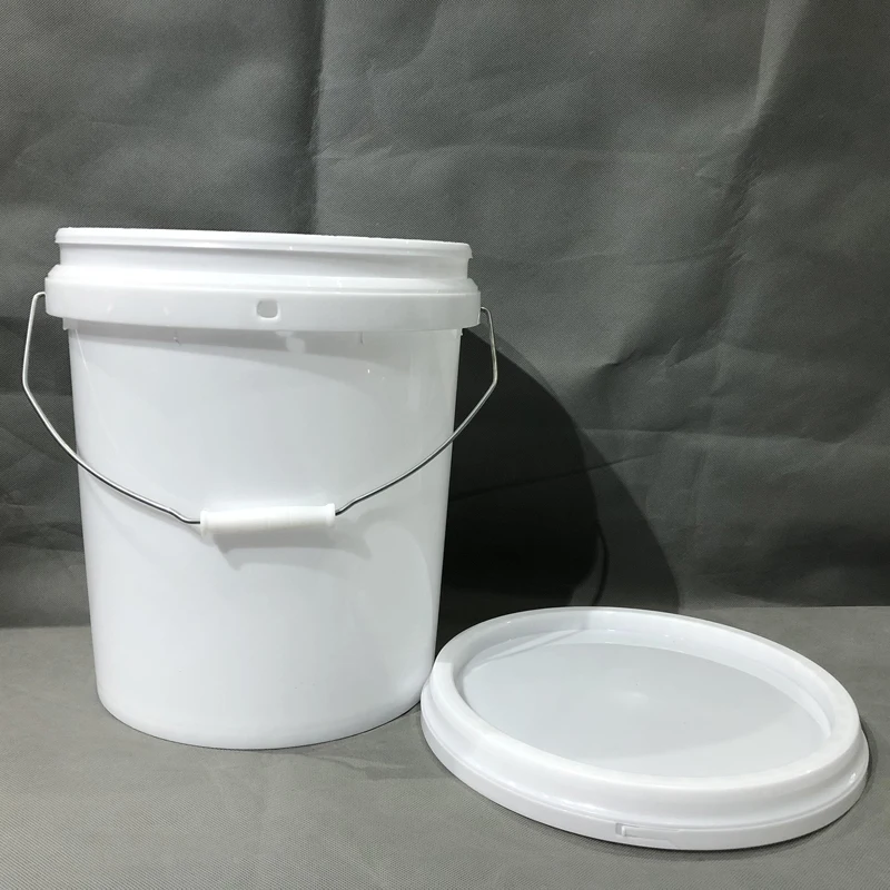 5 Gallon Transparent Clear Barrel Food Grade 17l Plastic Pail With Leak